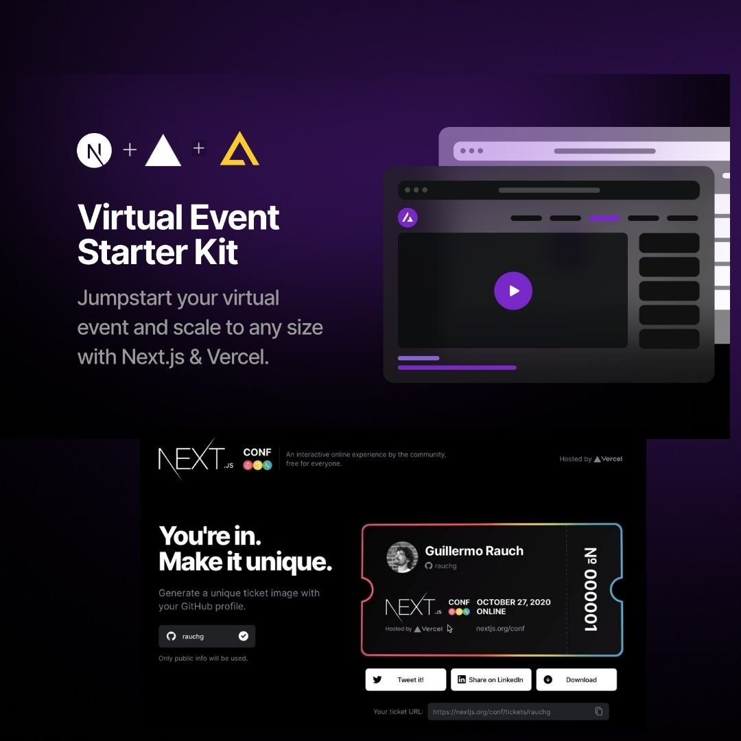 Virtual Conference with NextJS 