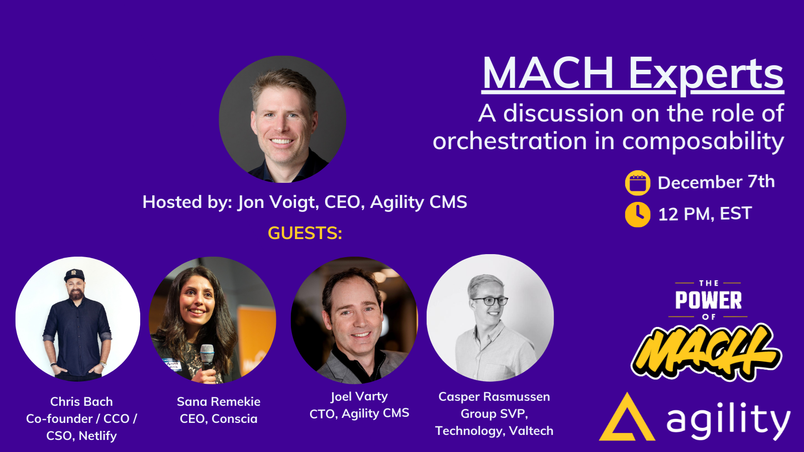 Orchestration: MACH Experts