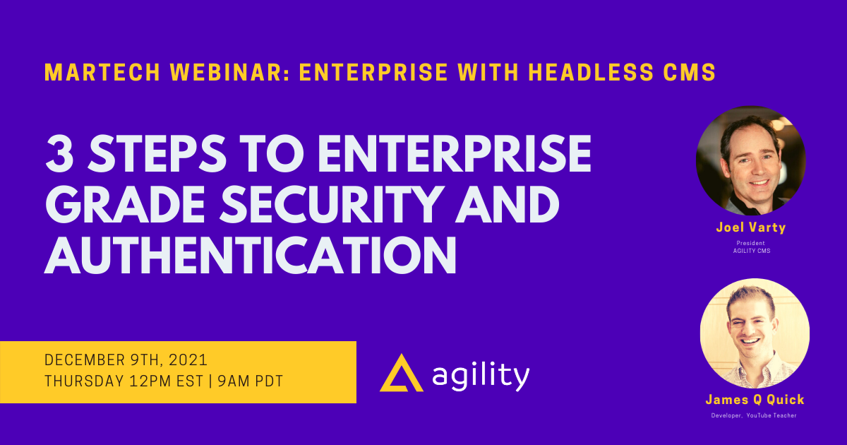 3 Steps to Enterprise Grade Security and Authentication