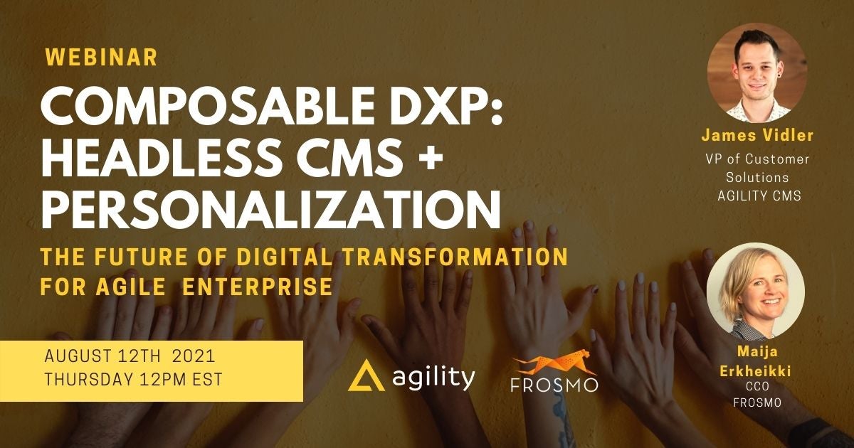 Composable DXP: Headless CMS + Personalization