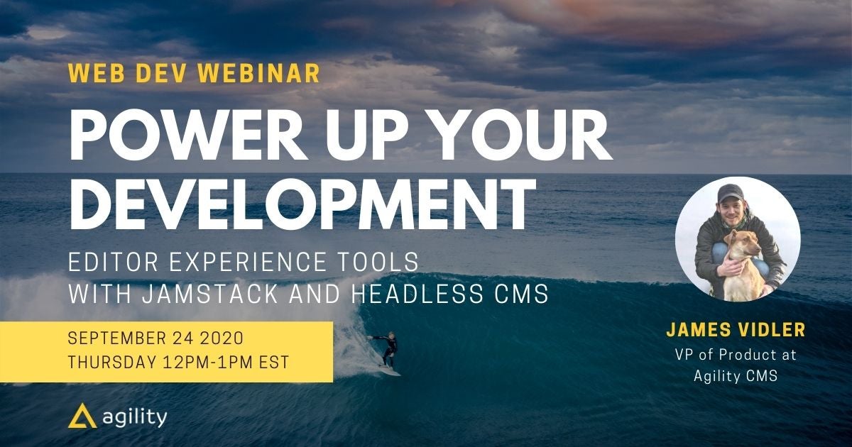 power up web development jamstack headless cms editor experience