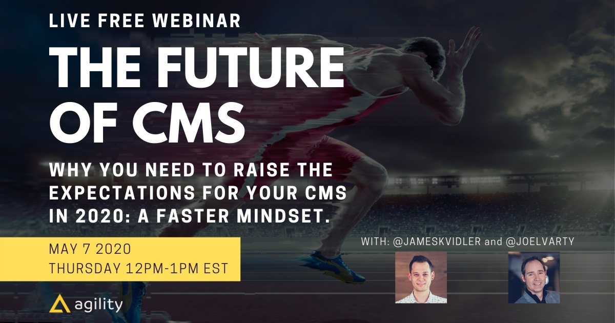 Live Free Wbinar for Digital Leaders: The Future of CMS
