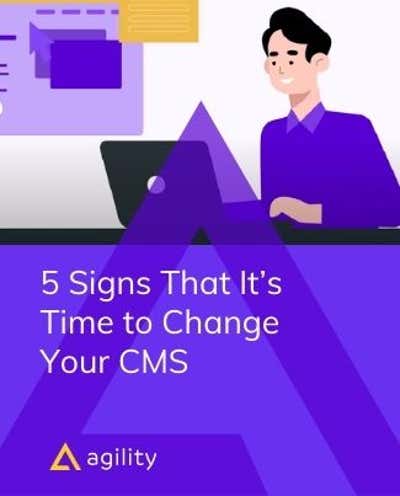 Changing your CMS Ebook on agilitycms.com