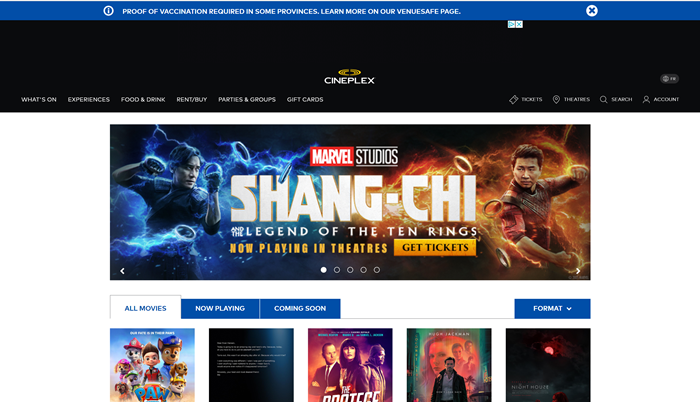 Cineplex: Ultimate Performance, Scalability and Usability for Movie Theater Giant