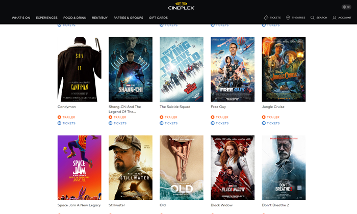 Cineplex: Ultimate Performance, Scalability and Usability for Movie Theater Giant