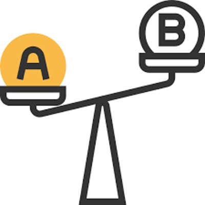 Scale comparing solutions