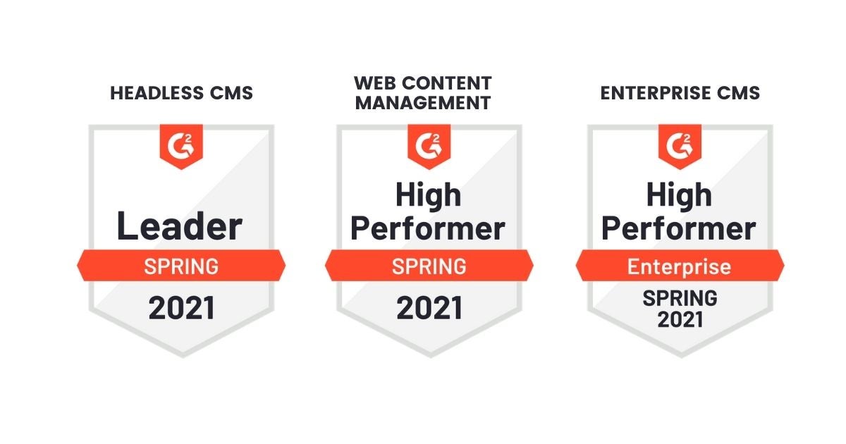 Agility CMS received 6 badges