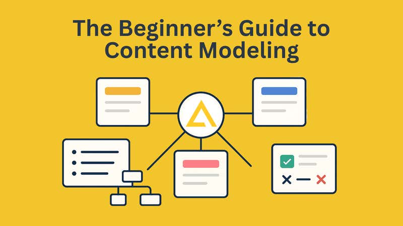 Illustration of content relationships within a content model
