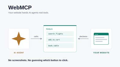 WebMCP: How Your Website Becomes a Tool for AI Agents