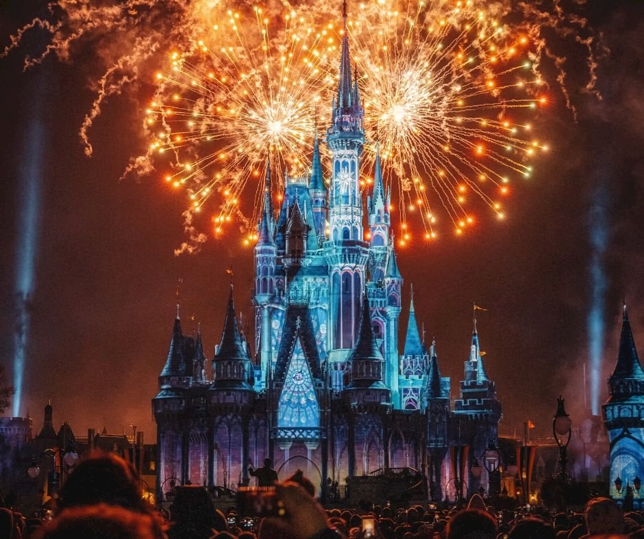 Orlando castle with fireworks on agilitycms.com