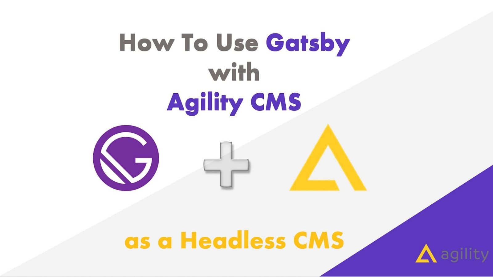 Using Gatsby and Agility CMS