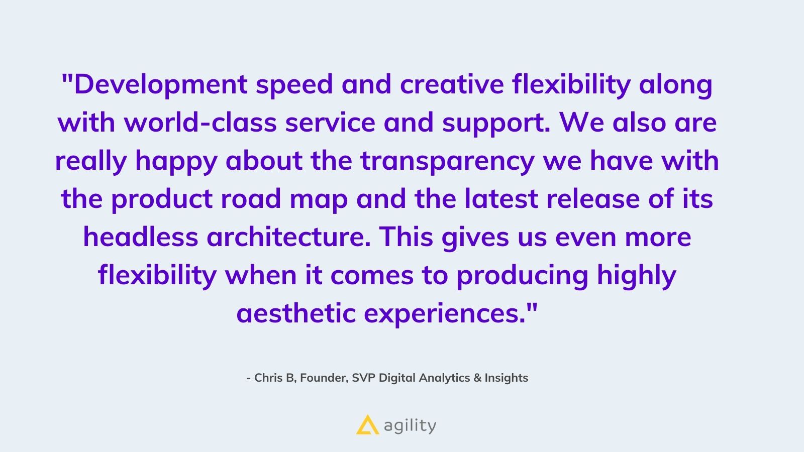 Agility CMS review from a CEO