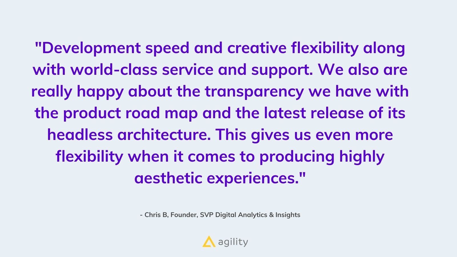 Agility CMS review from a CEO