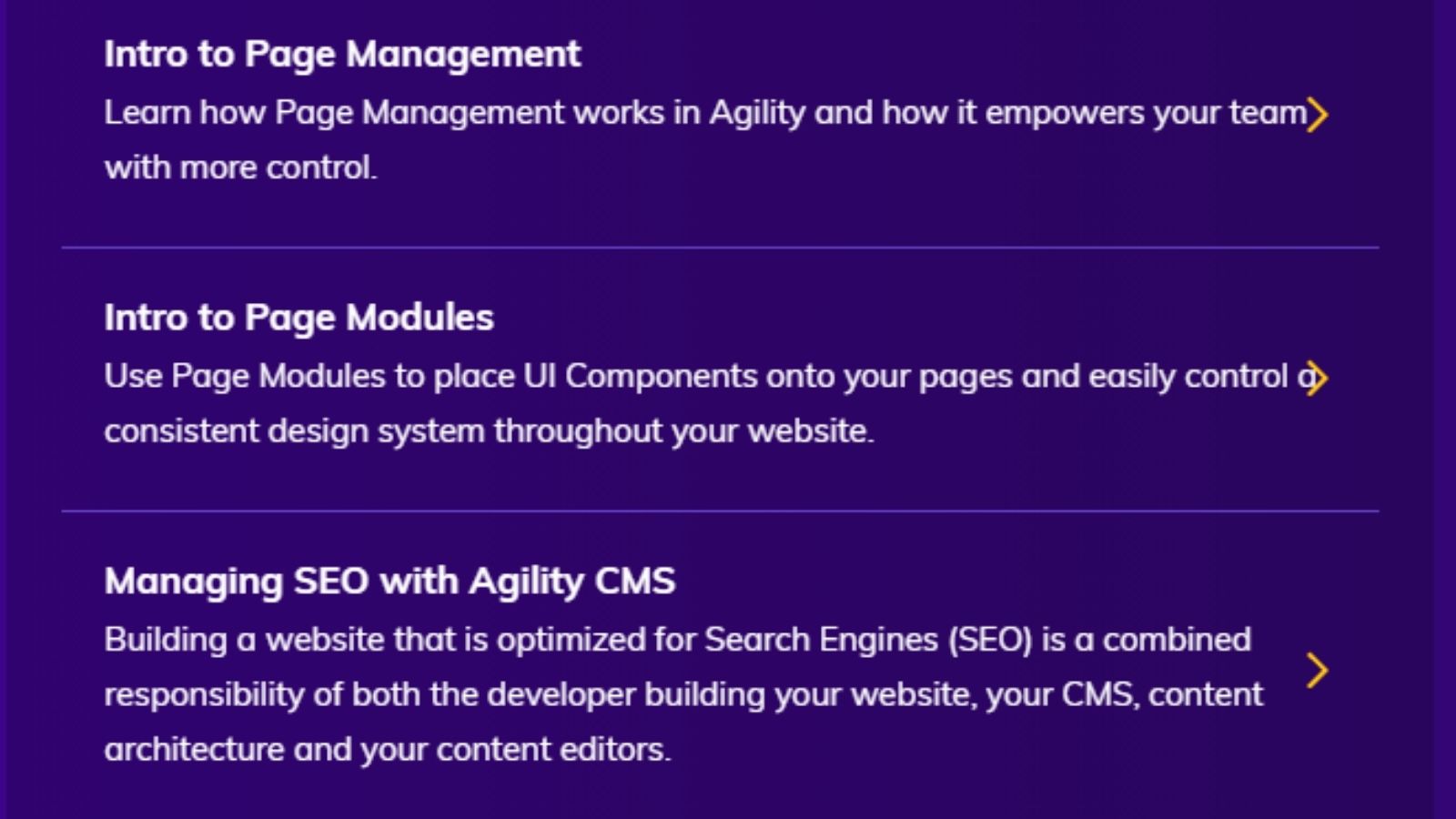 How to build a website on agilitycms.com