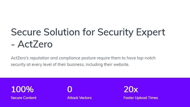 ActZero enterprise security with Agility 