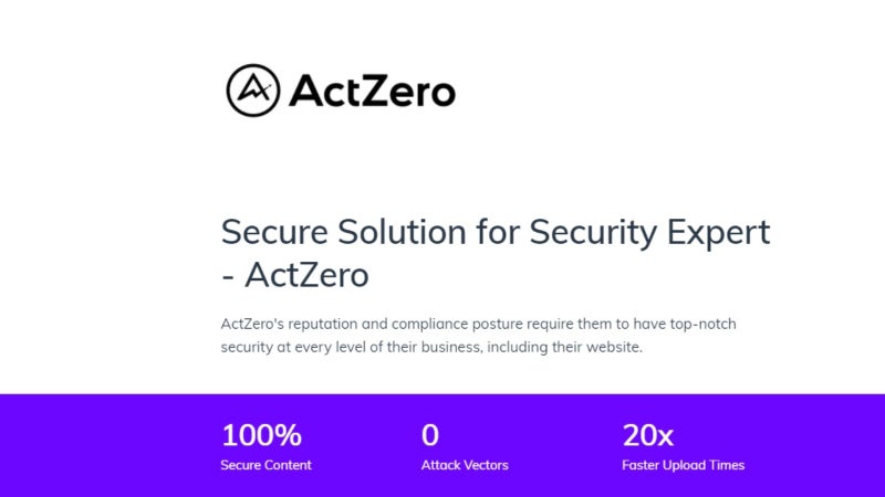 Security solutions with Agility CMS