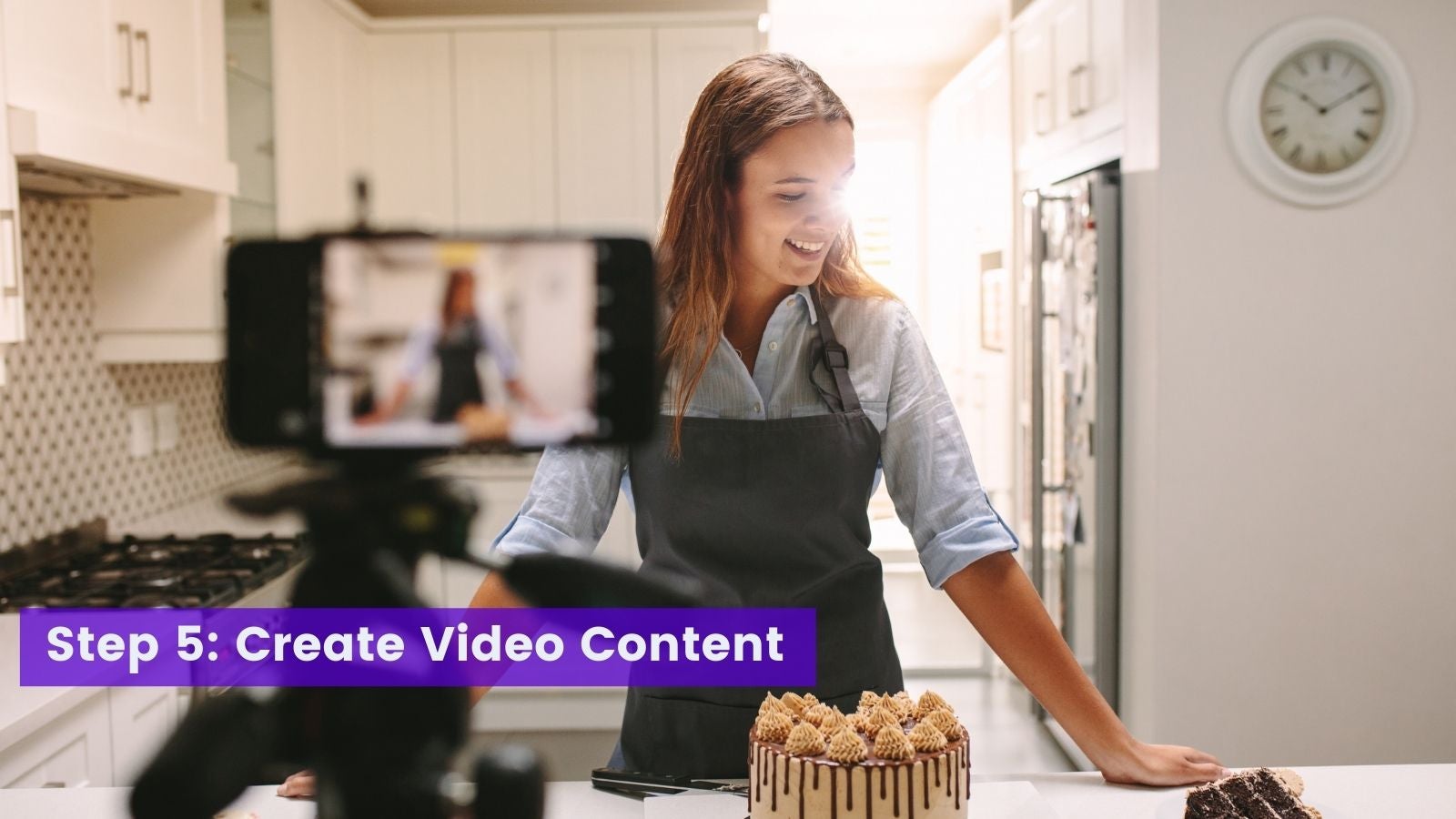 Creating videos for baking business on agilitycms.com