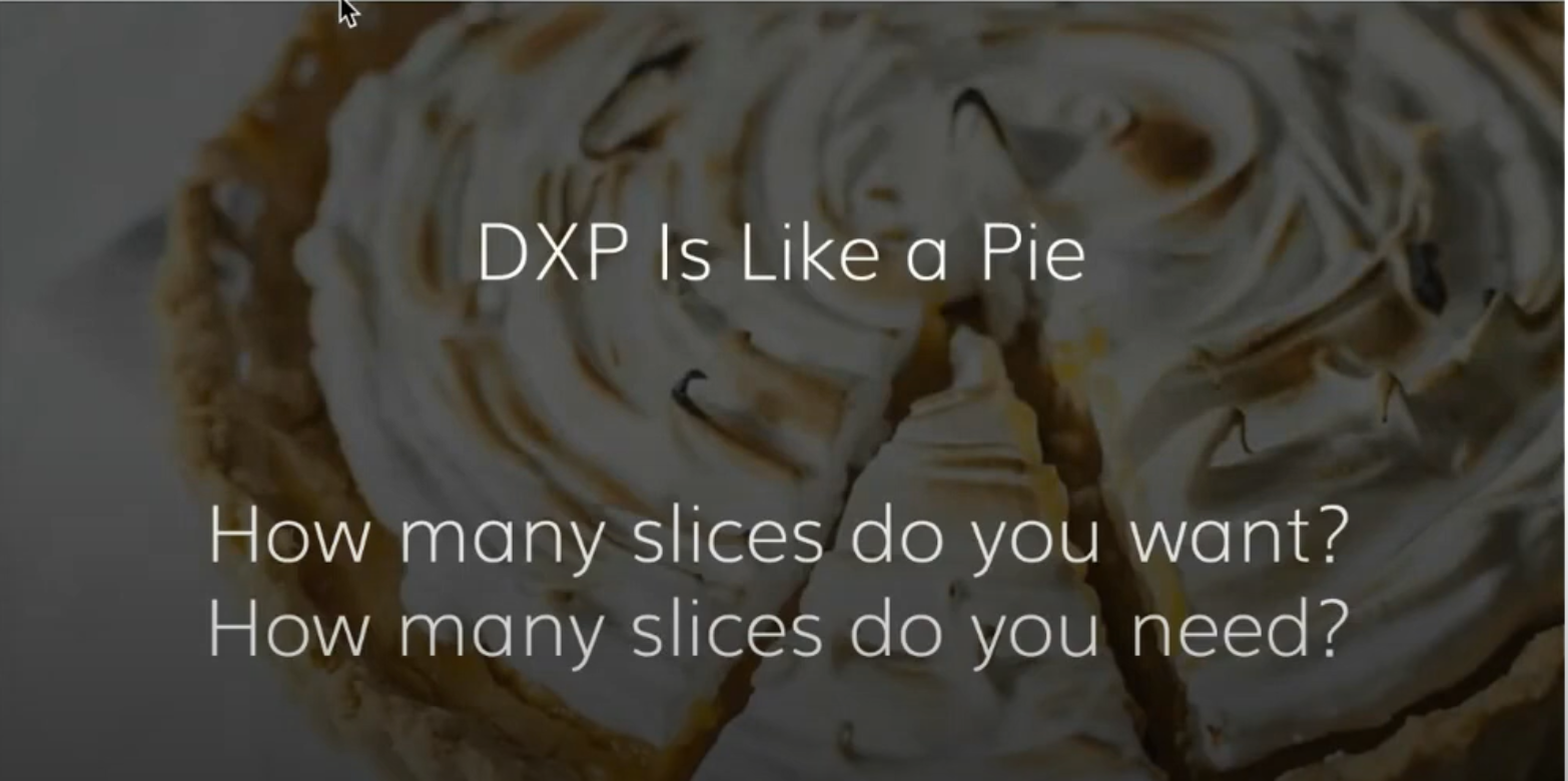 dxp is like a pie