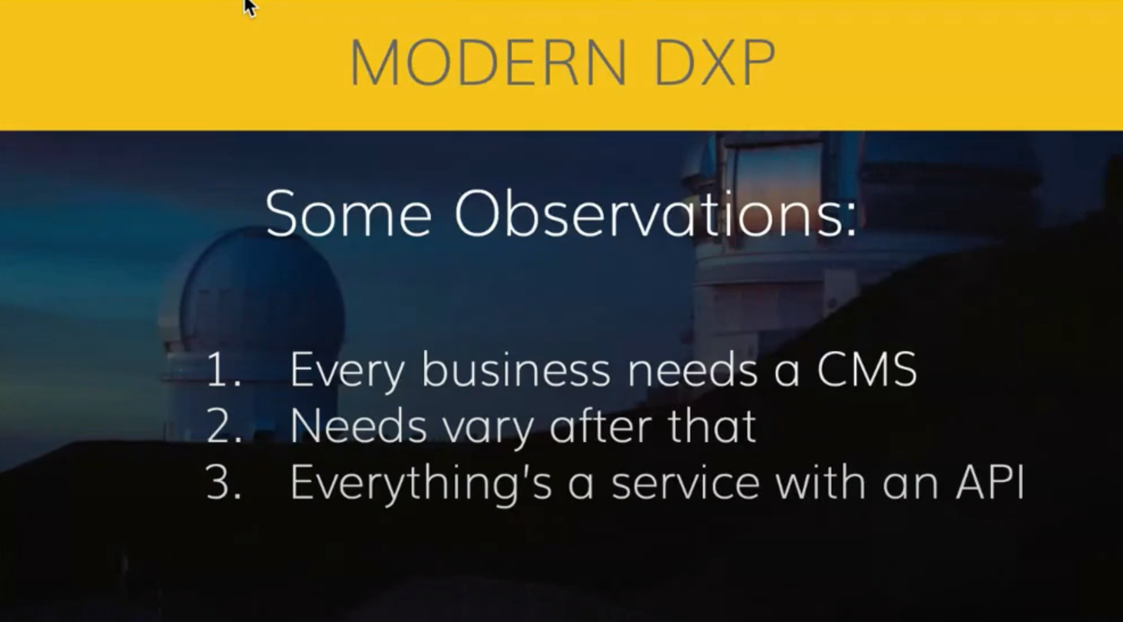 moderns dxp observations from agility cms