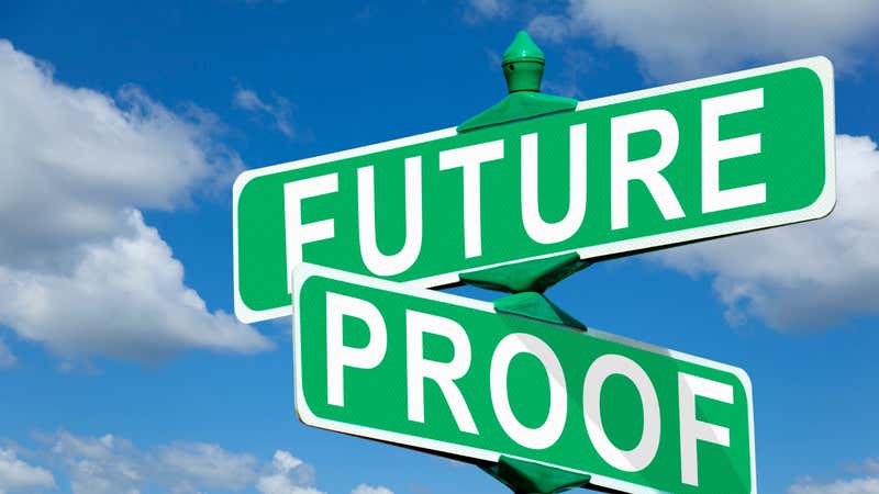 Future proof street sign
