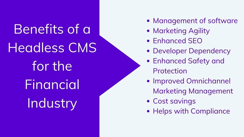 Benefits of Headless CMS in finance on agilitycms.com