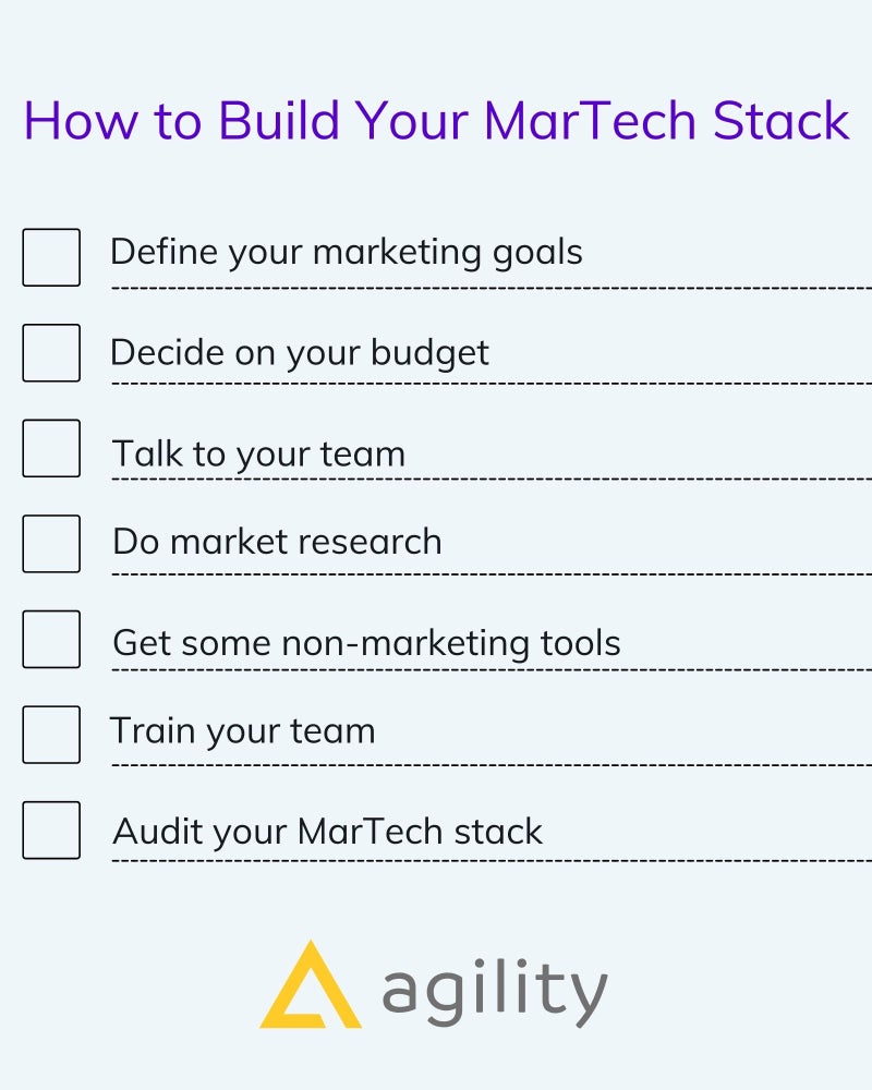 How to build a martech stack on agilitycms.com