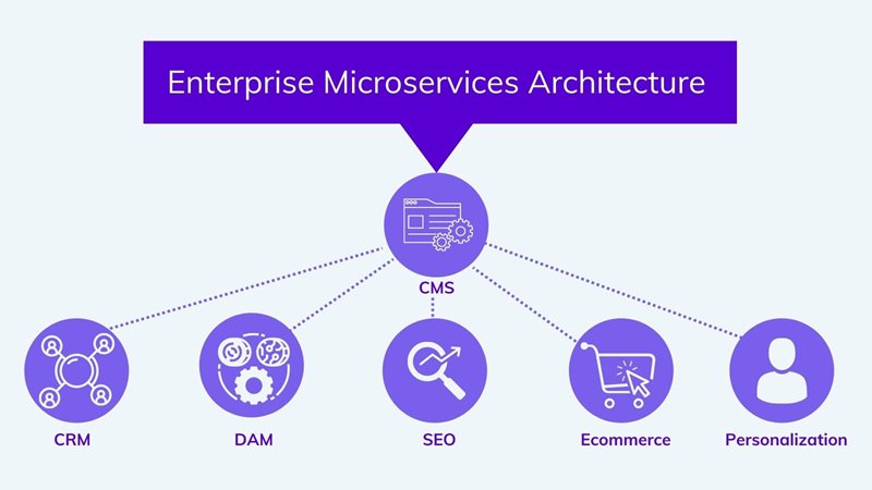 Enterprise microservices architecture on agilitycms.com