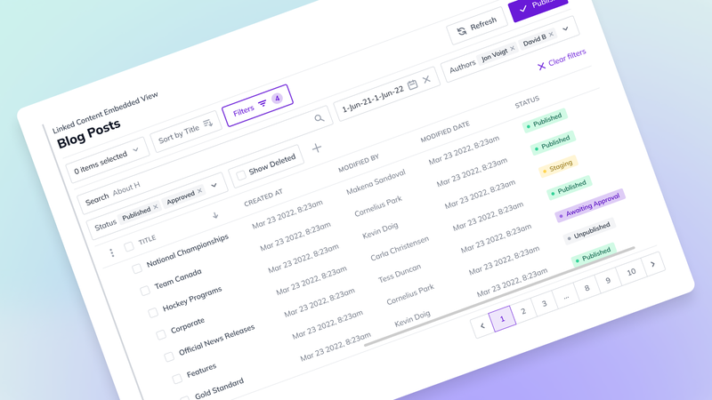 Using Nested Linked Content 