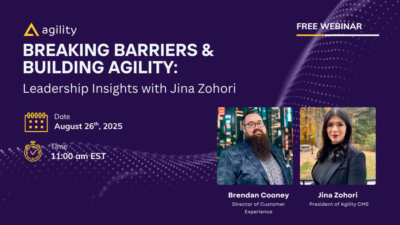 Breaking Barriers & Building Agility: Leadership Insights with Jina Zohori