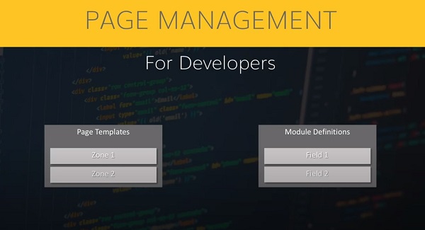 Page management for developers example on agilitycms.com