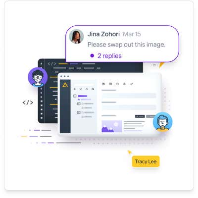 Collaboration is easy with Agility's Web Studio