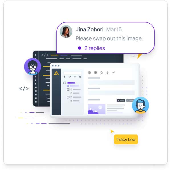 Collaboration is easy with Agility's Web Studio