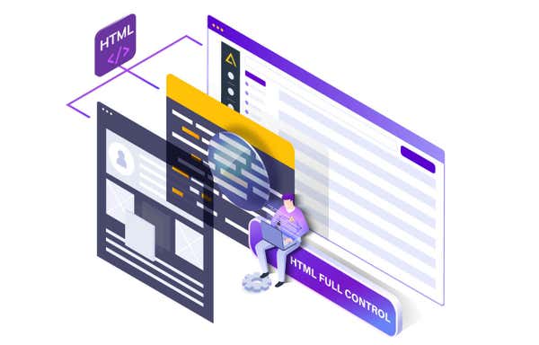 Complete control over the HTML markup