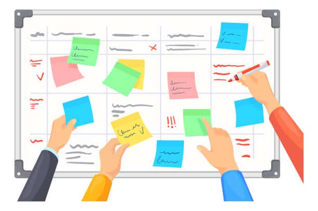 People whiteboarding