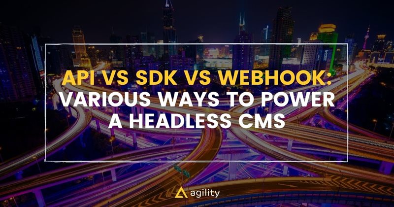 API vs SDK vs WEBHOOKS