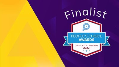 Agility Named a Finalist in CMS Critic 2022 People's Choice Awards