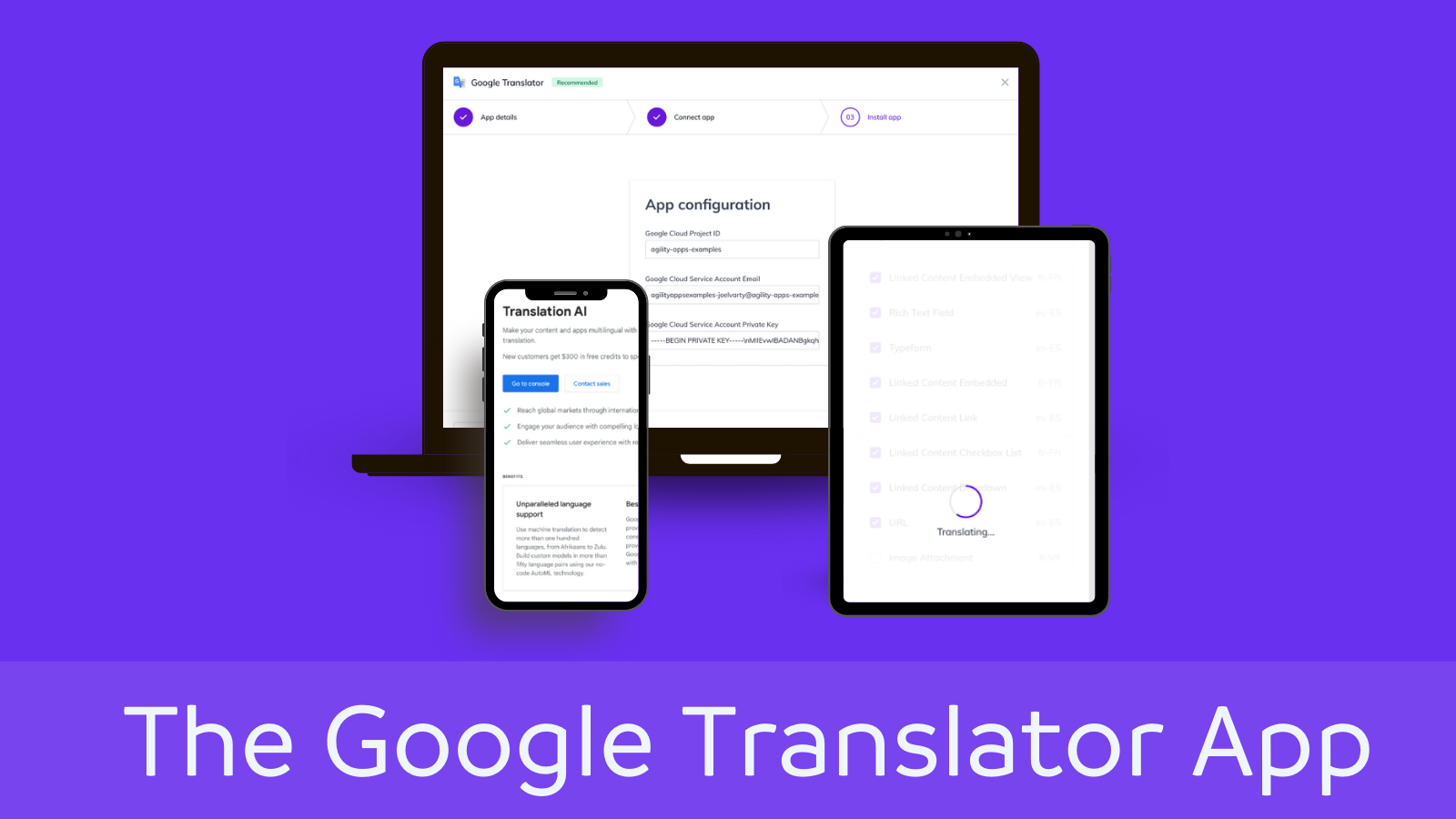 Agility + Google Translate 