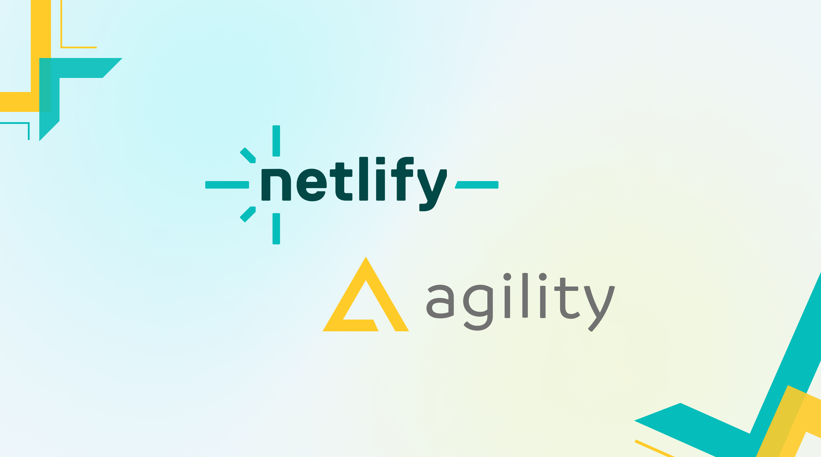 Netlify Connect and Agility CMS