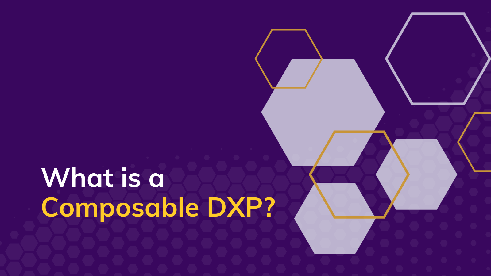 What Is a Composable DXP 