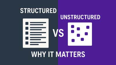 Structured vs Unstructured Content: Why It Matters