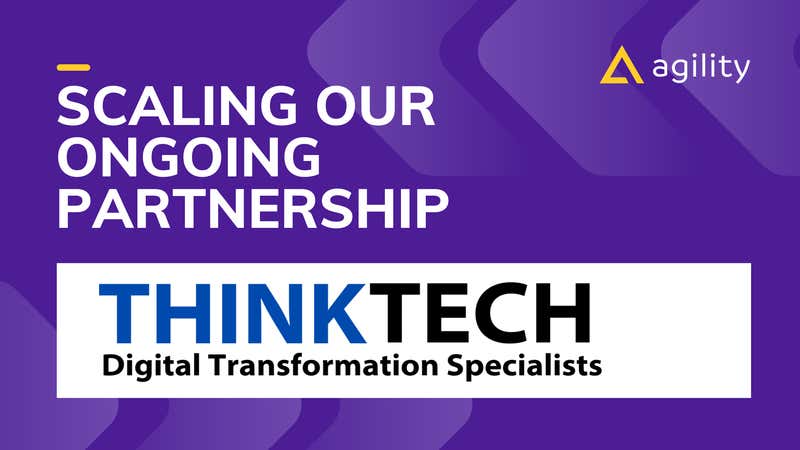 ThinkTech Agility CMS partner announcement banner