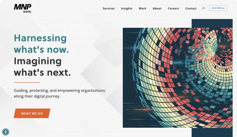 MNP Digital homepage