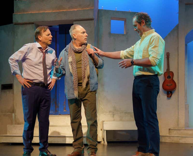 Joel Varty as Sam in Mamma Mia