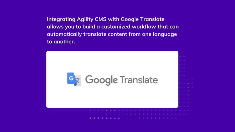 Using Google Translate with Agility CMS