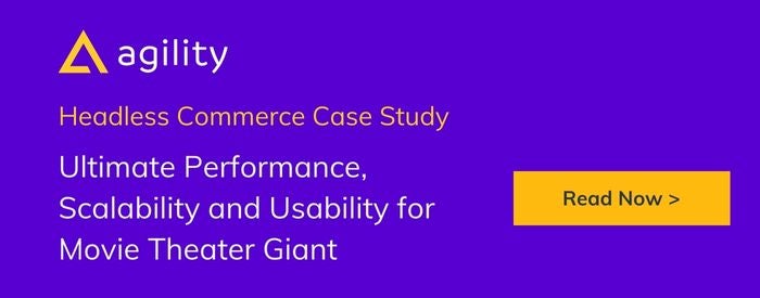 Headless commerce case study on agilitycms.com