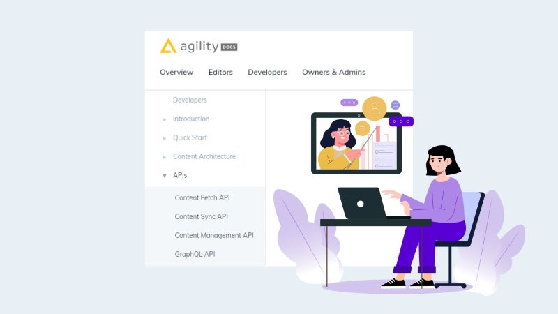 API-first CMS training and resources on agilitycms.com