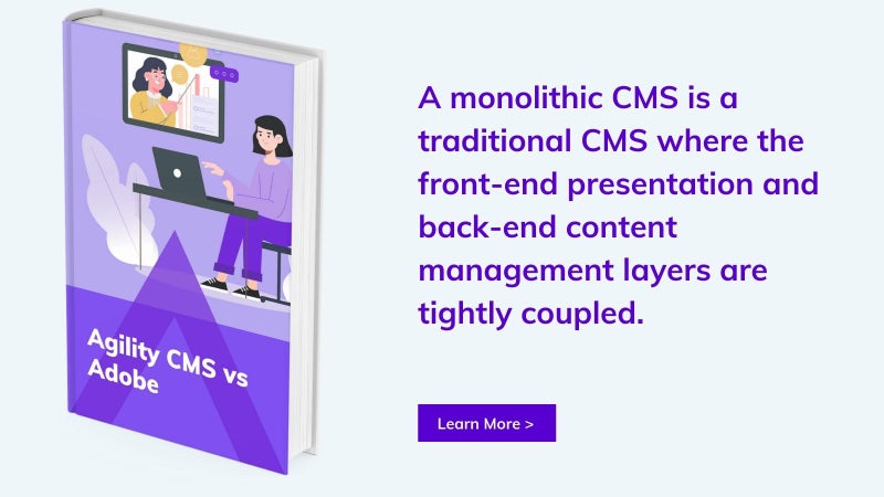 Monolithic cms on agilitycms.com 