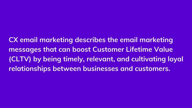 CX email marketing explained on agilitycms.com