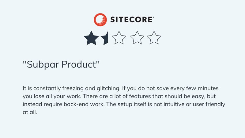 Sitecore experience platform review