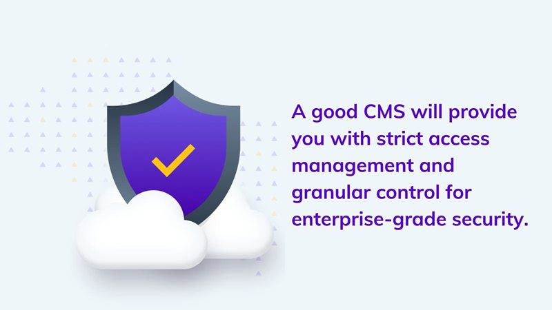 CMS for enterprise-grade security on agilitycms.com 